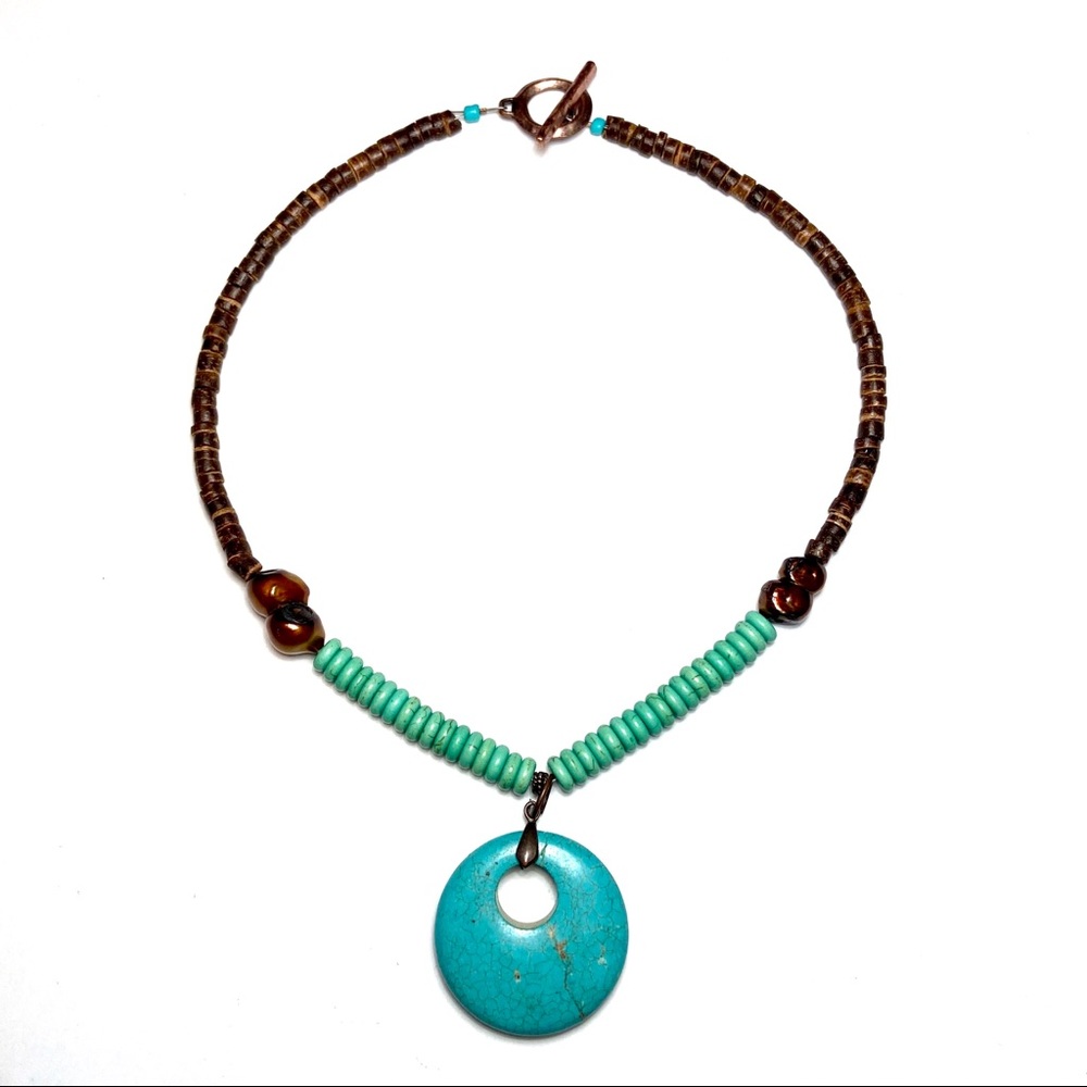SALE! Handmade turquoise necklace